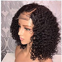 Jessica Hair 13X6 Lace Front Wigs Human Hair Hd Lace Short Bob Wigs Pre Plucked With Baby Hair Curly Brazilian Remy Hair Wigs Fo