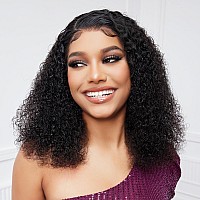 Jessica Hair 13X6 Lace Front Wigs Human Hair Hd Lace Short Bob Wigs Pre Plucked With Baby Hair Curly Brazilian Remy Hair Wigs Fo