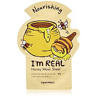 TONYMOLY I'm Real Honey Nourishing Mask Sheet, Pack of 1