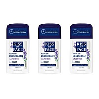 Kiss My Face Signature Bundles Active Life Aluminum Free Deodorant Lavender 744 Oz 3 Count