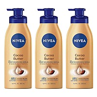 Nivea Lotion Cocoa Butter 169 Ounce Pump Dry To Very Dry Skin 500Ml 3 Pack