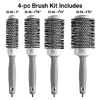 Olivia Garden Ceramic Ion Round Thermal Hair Brush Set