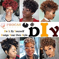 Phocas 5Packs 10 Toin Curl Short Crochet Hair Carrie Curl Crochet Braids For Black Women Natural Black To Golden Blonde