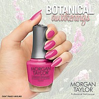 Morgan Taylor Nail Lacquer Dont Pansy Around Dark Pink Nail Polish Finger Nail Polish Long Lasting Nail Polish Dark Pink N