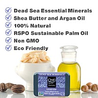 One With Nature Dead Sea Salt Lavender Soap 7Oz Bars 3Pack Dead Sea Salt Contains Magnesium Sulfur 21 Essential Minerals