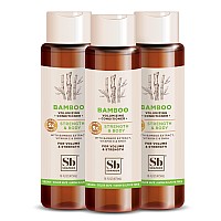 Soapbox Bamboo With Shea Butter Conditioner Volumizing Vegan Color Safe Sulfate Silicone Free Hair Conditioner 16Oz Pac