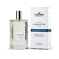 Cremo Blue Cedar & Cypress Cologne Spray, A Woodsy Scent With Notes Of Lemon Leaf, Cypress And Cedar, 34 Fl Oz