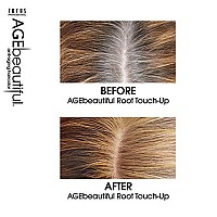 AGEbeautiful Root Touch Up Hair Color Spray | Touch-Up Gray Concealer | Temporary Cover Up | Darkest Brown | 2 Fl Oz