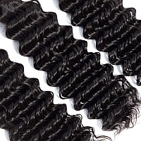 Cranberry Hair Virgin Brazilian Deep Wave 3 Bundles Human Hair Extensions Pack Of 3 10Inch 12Inch 14Inch Unprocessed Deep Wave W