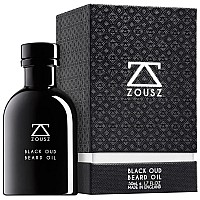 Zousz Beard Oil For Men Black Oud Sandalwood Scent Beard Growth Conditioning With Natural Organic Essential Oils Soft