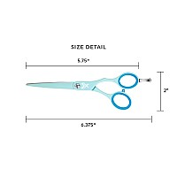 Cricket Shear Xpressions 575 Professional Stylist Hair Cutting Scissors Japanese Stainless Steel Shears Moody Blue