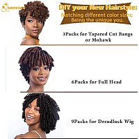 Queentas 3 Pack 10 Inch African Collection Short Crochet Hair For Black Women Curly Braids Braiding Hair Carrie Curl8Mm Synthe