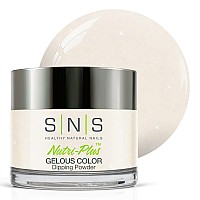 Sns Nail Dip Powder Gelous Color Dipping Powder Counting Cards White Natural Nudescream Shimmer Longlasting Dip Nail