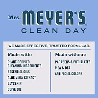 Mrs Meyers Clean Day Hand Soap Made With Essential Oils Biodegradable Formula Bluebell 125 Fl Oz Pack Of 6