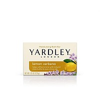 Yardley London Lemon Verbena With Shea Butter Pure Citrus Oil Moisturizing Bar 425 Ozr Pack Of 12