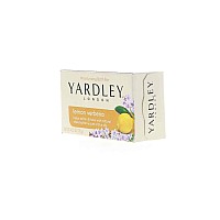 Yardley London Lemon Verbena With Shea Butter Pure Citrus Oil Moisturizing Bar 425 Ozr Pack Of 12