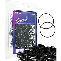 Gumi Black Elastics 1 Inch Hair Band Large