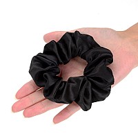 10 Pieces Satin Scrunchies Hair Ties Silky Small Elastic Hair Bobbles Ponytail Holders Curly Hair Accessories For Women Girls Ki