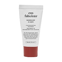 EVO Fabuloso - Mahogany Color Boosting Treatment - Color-Treated Hair Conditioner - Helps Maintain Color Depth, Tone & Shine - Travel Size, 30ml / 1.01fl.oz