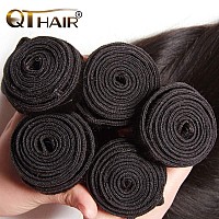 Qthair 14A Virgin Hair Straight Human Hair With Lace Closure 16 18 2014 100 Unprocessed Straight Brazilian Virgin Hair Weave