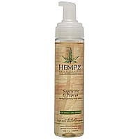 Hempz Herbal Foaming Body Wash, Sugarcane & Papaya, 8.5 Ounce