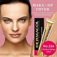 Dermacol Full Coverage Foundation Liquid Makeup Matte Foundation With Spf 30 Waterproof Foundation For Oily Skin Acne Un