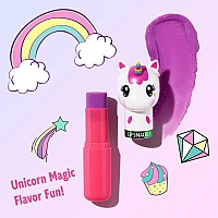 Lip Smacker Lippy Pals Unicorn, Flavored Moisturizing & Smoothing Soft Shine Lip Balm, Hydrating & Protecting Fun Tasty Flavors, Cruelty-Free & Vegan - Unicorn Magic