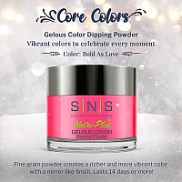 Sns Nail Dip Powder Gelous Color Dipping Powder Bold As Love Pinkshimmer Longlasting Dip Nail Color Lasts 14 Days Low