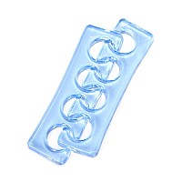 Toe Separators Flexible Soft Silicone Finger Toe Spacers For Nail Polish Pedicure Tools Blue