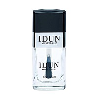 IDUN Minerals Clear Top Coat Nail Polish - 0.37 Oz Vegan