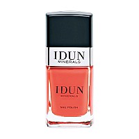 IDUN Minerals Orange Nail Polish with Vitamins - 0.37 Oz