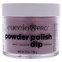 Cuccio Colour Powder Nail Polish - Pink Silver Glitter 1.6 Oz