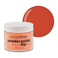 Cuccio Colour Powder Nail Polish, Tangerine Orange, 1.6 Oz