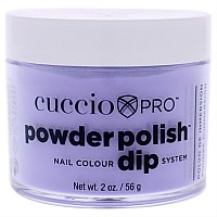 Cuccio Colour Powder Nail Polish - Grape Crushed Deep Purple 2oz