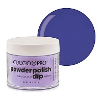 Cuccio Colour Powder Nail Polish - Grape Crushed Deep Purple 2oz