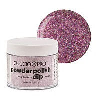 Cuccio Deep Purple Glitter Nail Polish - 1.6 Oz Pigmented