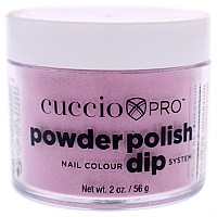 Cuccio Colour Deep Pink Glitter Nail Polish 1.6 Oz