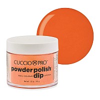 Cuccio Colour Powder Nail Polish - Carrot Orange - 1.6 Oz