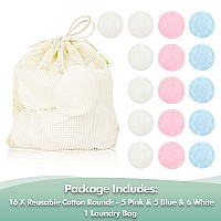 Wegreeco Cotton Rounds Reusable Reusable Makeup Remover Pads For All Skin Cotton Cloth For Removing Makeup Reusable Dog Eye