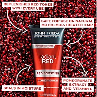 John Frieda Radiant Red Red Boosting Shampoo, Daily Shampoo, Helps Enhance Red Hair Shades, 8.3 Ounce, with Pomegranate and Vitamin E