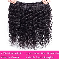 Ls Hair Loose Deep Wave Bundles 18 20 22 Human Hair 3 Bundles 10A Brazilian Virgin Wet And Wavy Deep Curly Wave Human H