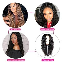 Ls Hair Loose Deep Wave Bundles 18 20 22 Human Hair 3 Bundles 10A Brazilian Virgin Wet And Wavy Deep Curly Wave Human H