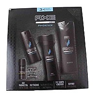 Axe Phoenix collection Mens gift Shower Bath Set Fragrances, Body Wash, Shampoo