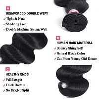 Human Hair Bundles With Frontal 16 18 2014 Brazilian Virgin Body Wave 13X4 Frontal With Bundles 10A Grade Human H