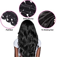 Human Hair Bundles With Frontal 16 18 2014 Brazilian Virgin Body Wave 13X4 Frontal With Bundles 10A Grade Human H