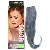 HairDo Straight Color Extension Kit - Stormy Blue, 6 Count