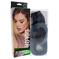 HairDo Straight Color Extension Kit - Stormy Blue, 6 Count