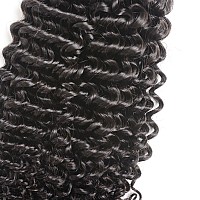 Luxnovolex Brazilian Curly Bundles Human Hair Kinky Curly 4 Bundle Short Virgin Human Hair Deals 50Gbundle Unprocessed Remy Jer