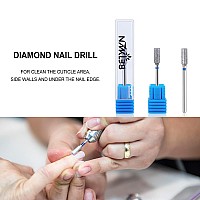 Nmkl38 Diamond Bit Barrel Shape Electric Nail Drill File Cuticle Cleaner Tool For Rotary Nail Drill Machine Manicure Pedicure Po