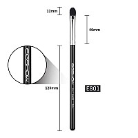 Professional Shader Eyeshadow Brush Eigshowpro All Over Short Shader Eye Makeup Brush With Dense Rounded Natural Hair Bristles